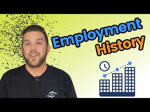 Employment History for a Home Loan